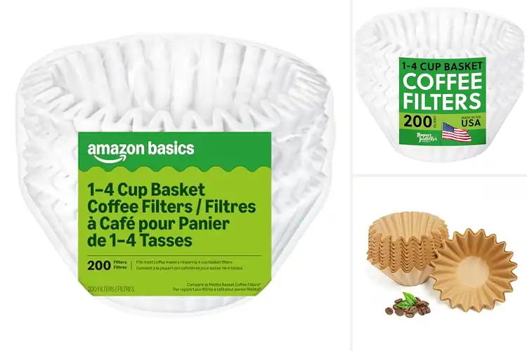 Detailed view of Best 2-4 Cup Coffee Filters: Richer Brew, Eco-Friendly Fit