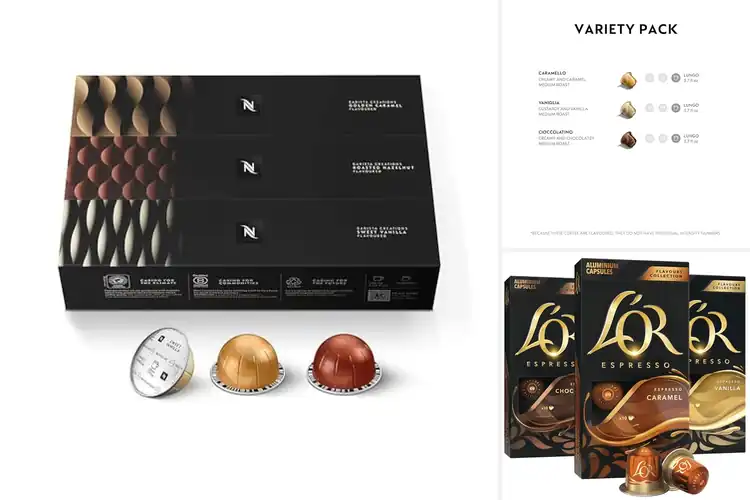 Detailed view of Best Barista Flavored Coffee Capsules