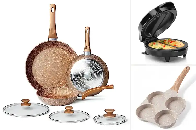Detailed view of 10 Best Breakfast Omelette Pans for Easy Cooking