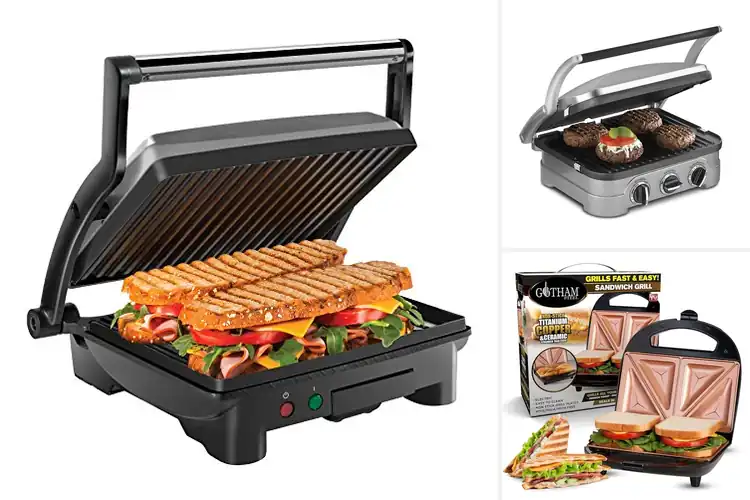 Detailed view of 10 Best Breakfast Panini Presses: Quick & Delicious Mornings