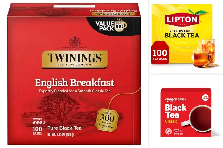 Detailed view of Best Caffeinated Black Tea Bags