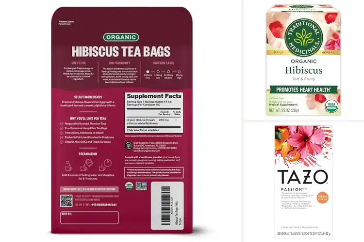 Detailed view of 10 Best Caffeine Free Hibiscus Teas for Fresh Wellness