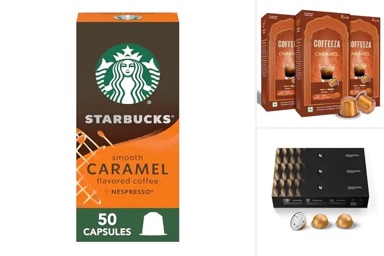 Detailed view of Best Caramel-Flavored Coffee Capsules