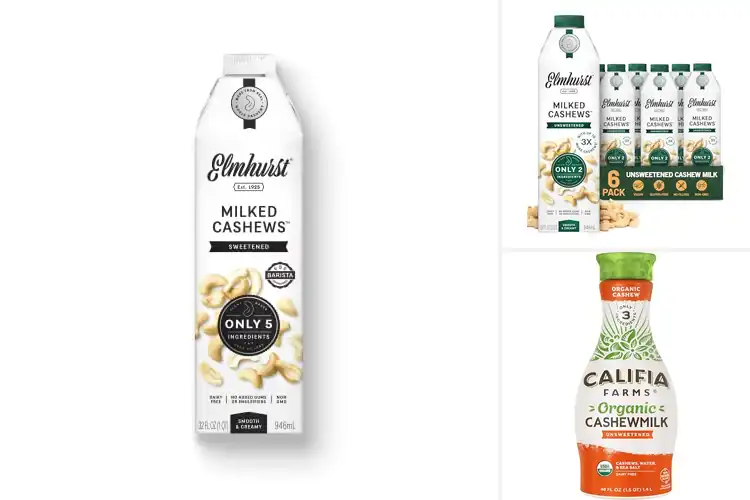 Detailed view of 10 Best Cashew Milks for Creamy, Delicious Drinks