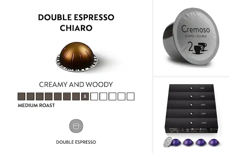 Detailed view of Best Creamy Texture Espresso Pods