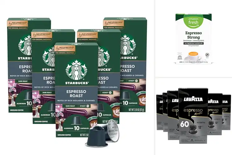 Detailed view of 10 Best Dark Roast Espresso Pods for Bold, Rich Coffee Boosts