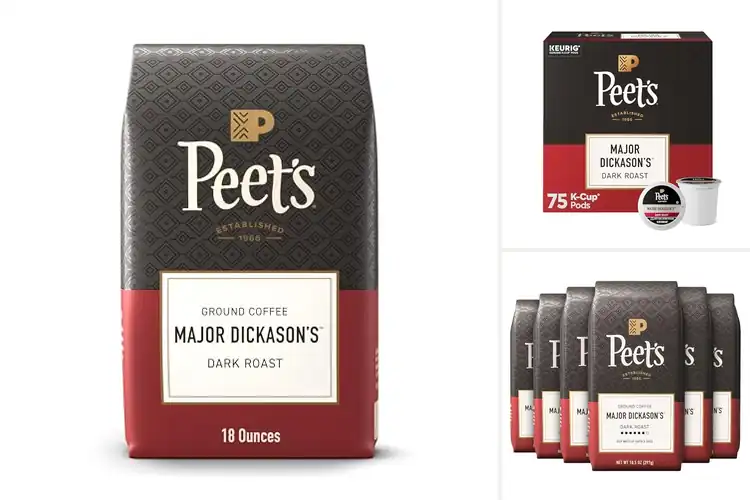 Detailed view of Best Dark Roasts From Peet’s Major Dickason’s Blend