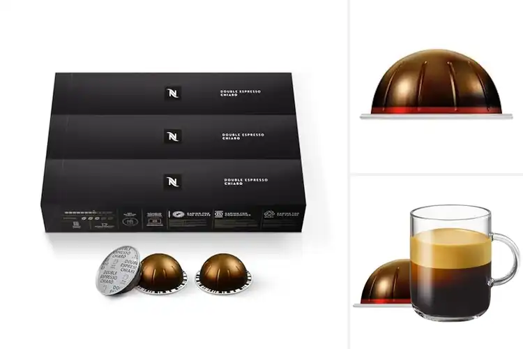 Detailed view of 10 Best Double Espresso Chiaro Capsules: Pure & Bright
