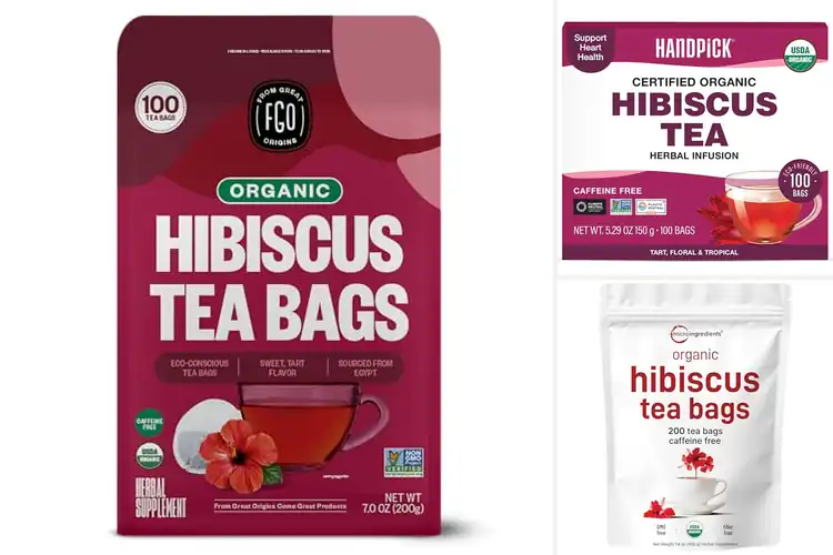 Detailed view of 10 Best Eco-Conscious Hibiscus Tea Bags: Energize
