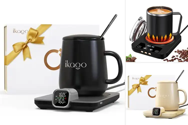 Detailed view of Best Heated Coffee Mug Sets to Keep Your Drink Warm All Day