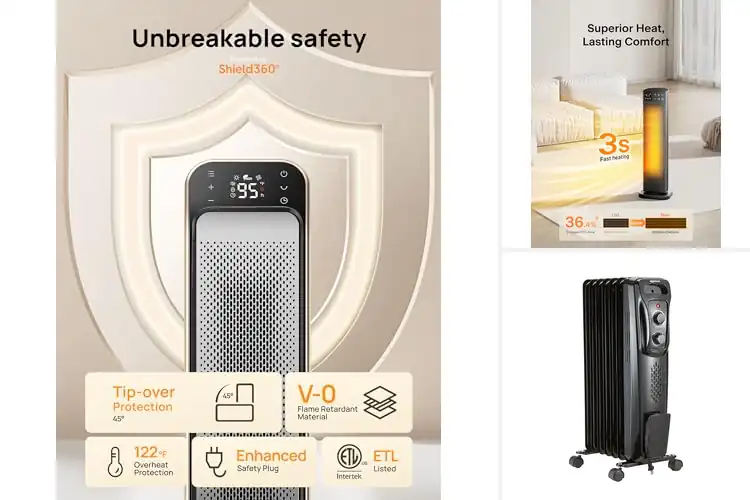 Detailed view of 4 Best Heaters for Fast, Safe, and Cozy Warmth