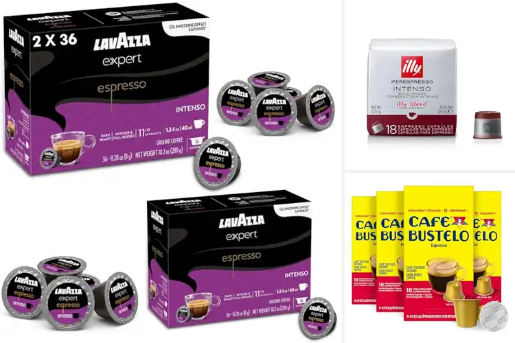 Detailed view of Best Intense Espresso Coffee Capsules