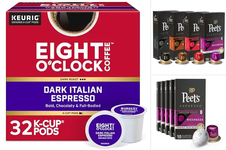 Detailed view of Best Intensity Eight Strong Espresso Pods