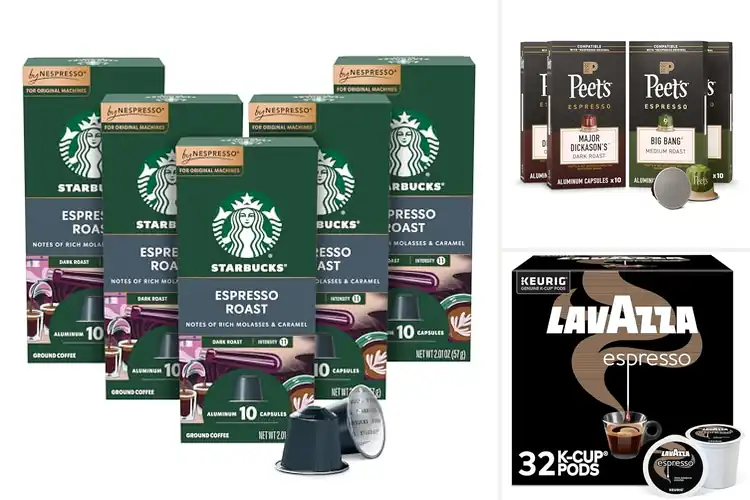 Detailed view of Best Medium And Dark Roast Espresso Pods