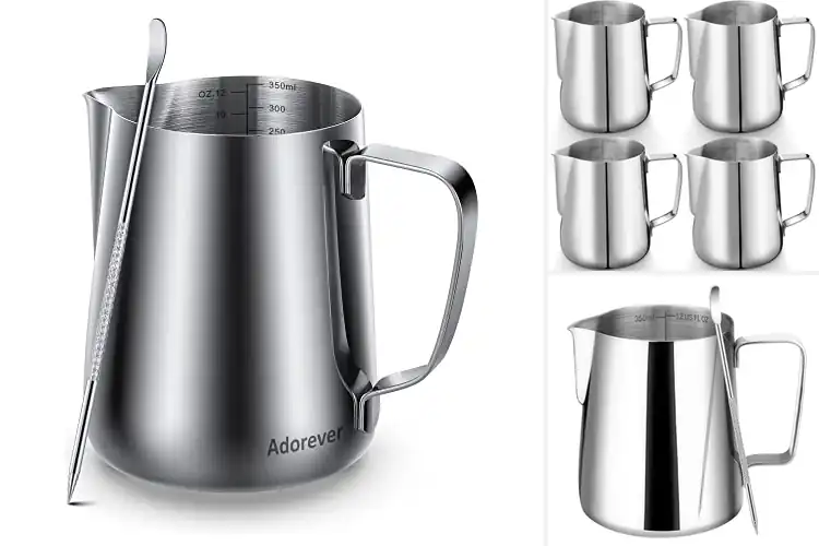 Detailed view of Best Milk Frothing Pitchers