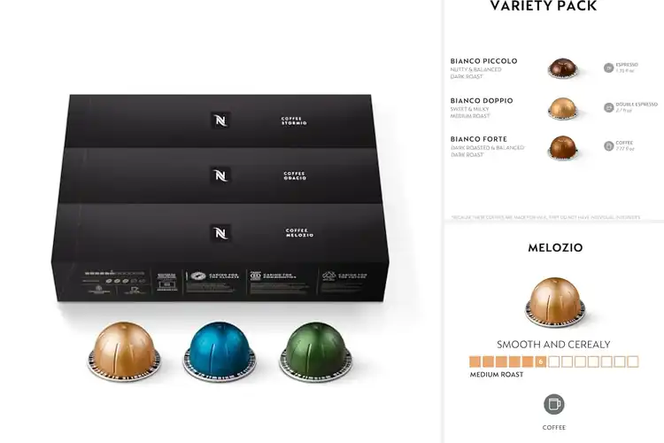Detailed view of Best Nespresso VertuoLine Capsules for Bold, Rich Coffee