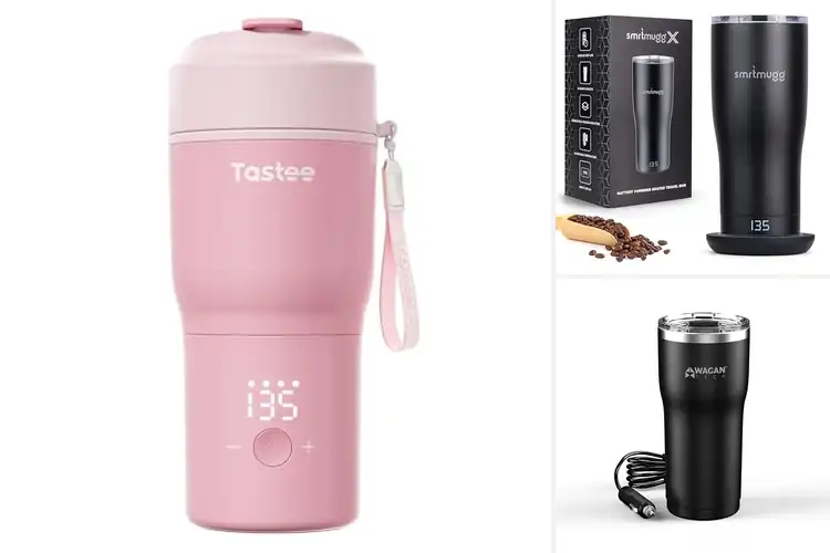 Detailed view of 10 Best Portable Heated Travel Mugs: Stays Hot