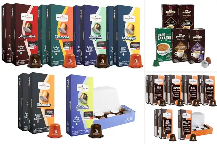 Detailed view of 10 Best Recyclable Aluminum Capsule Coffee Pods: Rich Flavor