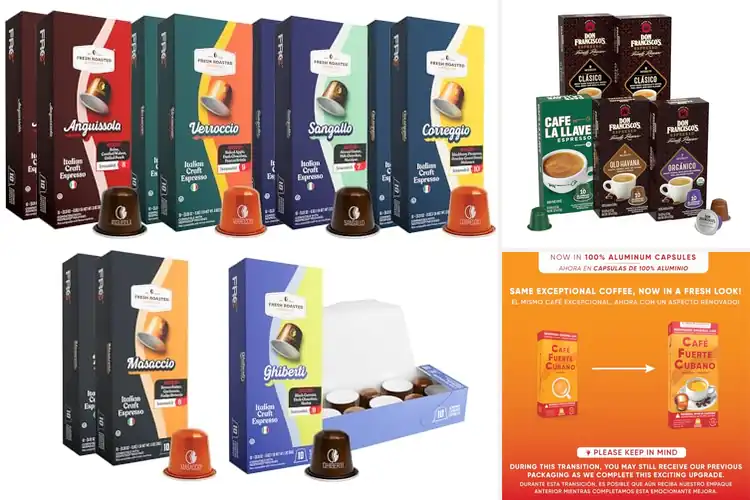Detailed view of Best Recyclable Aluminum Nespresso Pods