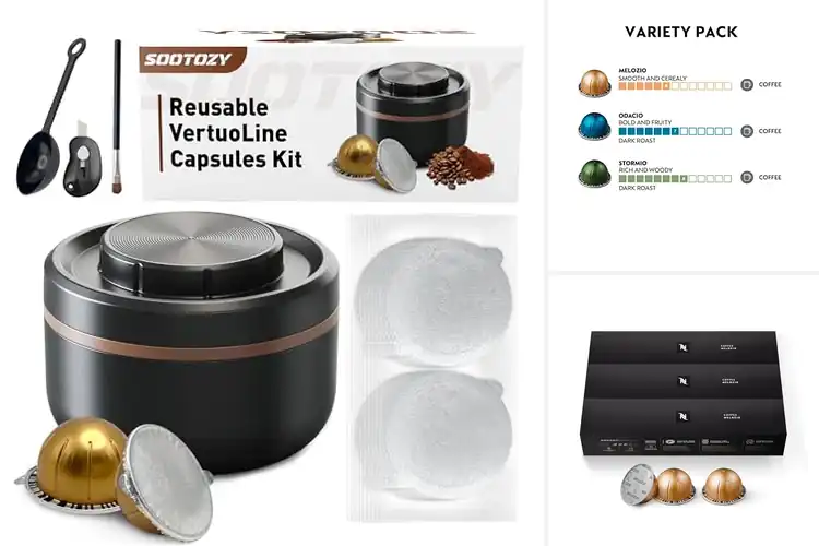 Detailed view of 10 Best Recyclable Nespresso Vertuo Pods: Eco Coffee