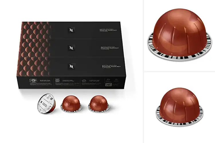 Detailed view of Best Roasted Hazelnut Coffee Capsules