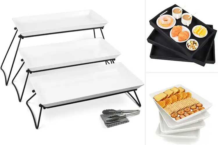 Detailed view of 10 Best Serving Trays for Stylish, Easy Hosting