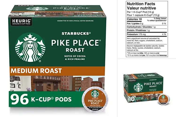 Detailed view of Best Starbucks Pike Place K-Cup Pods