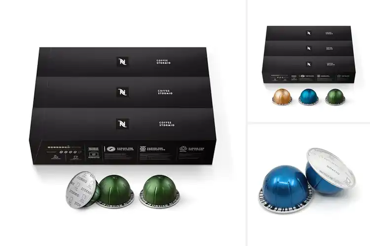 Detailed view of Best Tasting Nespresso Stormio Odacio Melozio Pods