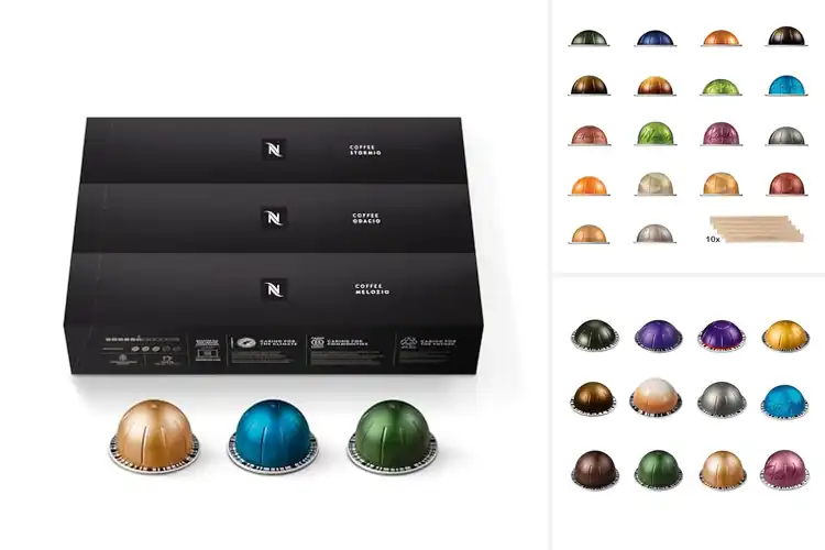 Detailed view of Best Vertuo Coffee Pods Variety Packs