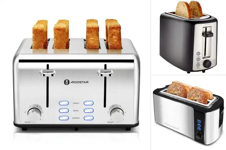 Detailed view of 10 Best Wide Slot Toasters for Thick Bread