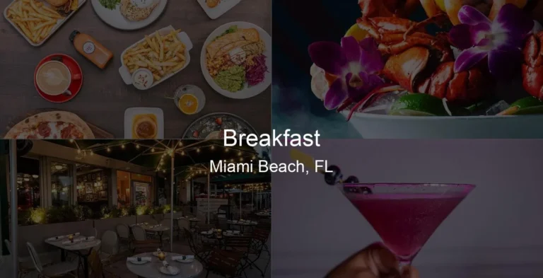 Photo of Breakfast in Miami Beach, FL